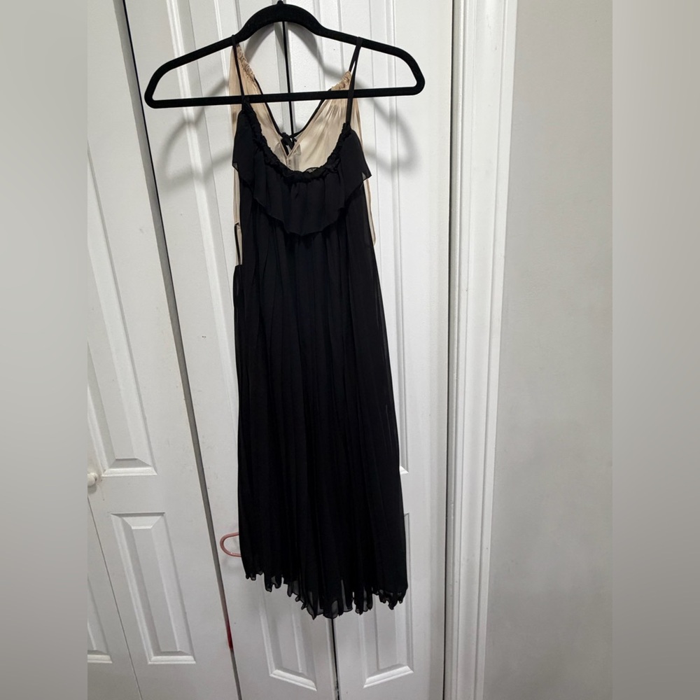 McGinn Black Pleated Dress